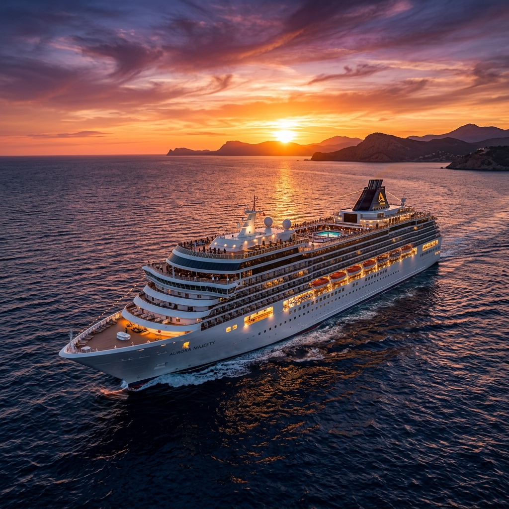 Luxury Cruise Sunset